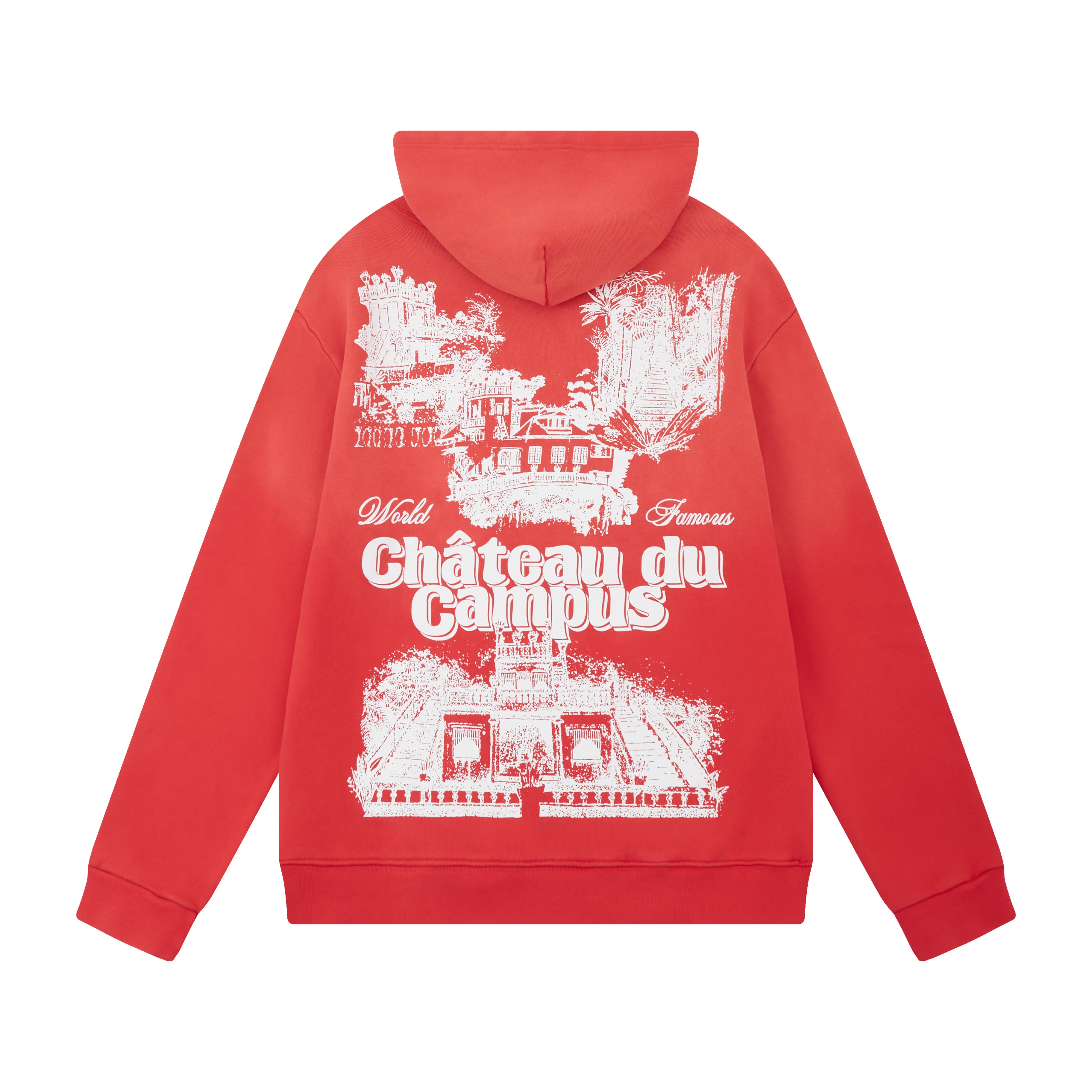 Chateau Hoodie Sun Fade Wash (Red)